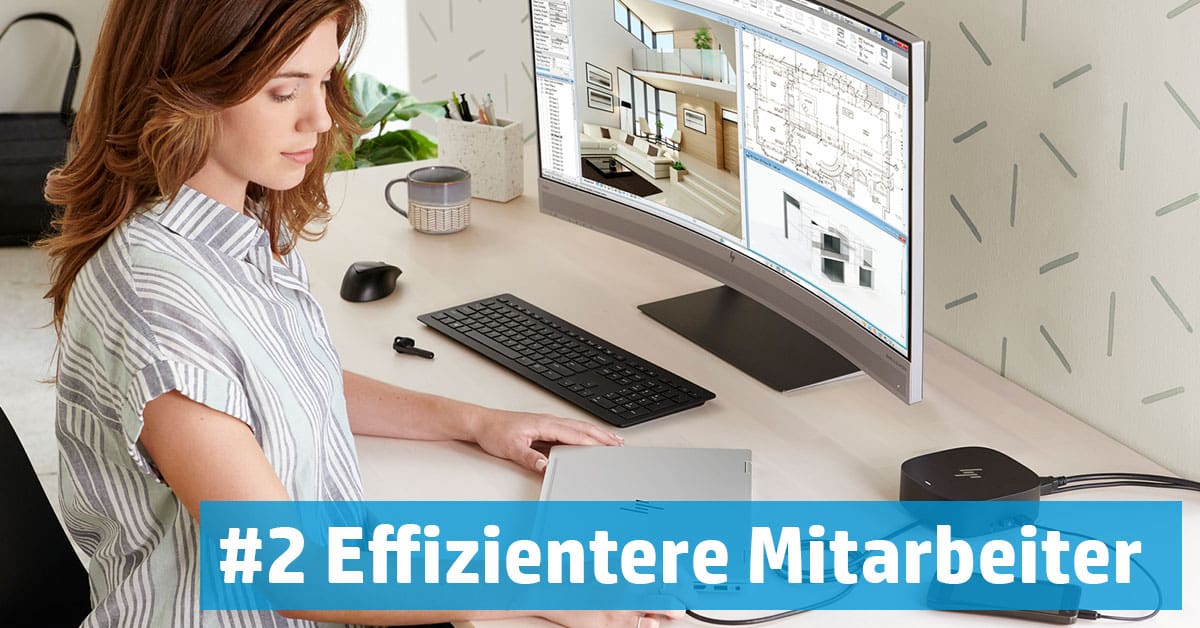 Fünf Gründe für DaaS - Effizientere-Mitarbeiter