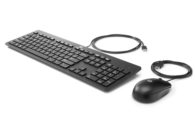 HP Slim USB-Tastatur und Maus