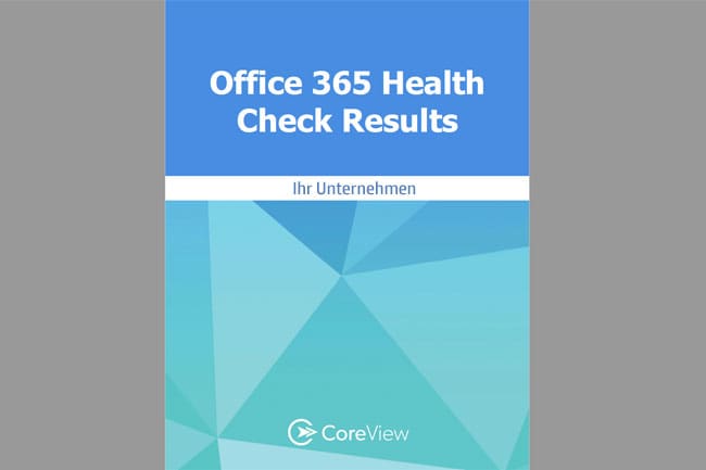 Office 365 Health Check Results